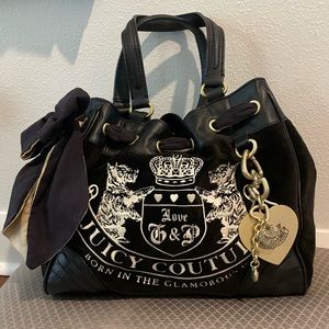 Juicy Couture Y2K brown velour purse / Bag